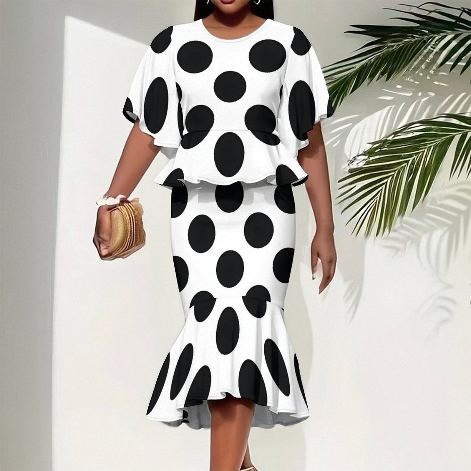 Summer Vacation Clothing Women - Conjunto de Duas Peças Feminino Elegante