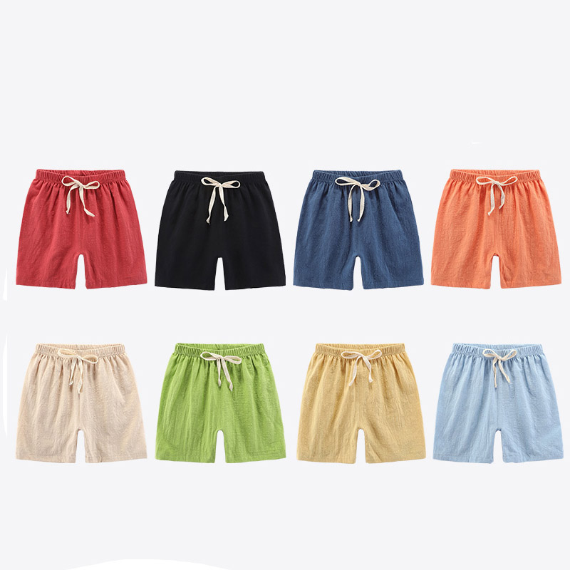 Summer Clothing Teen Girls - Algodão e shorts de linho para