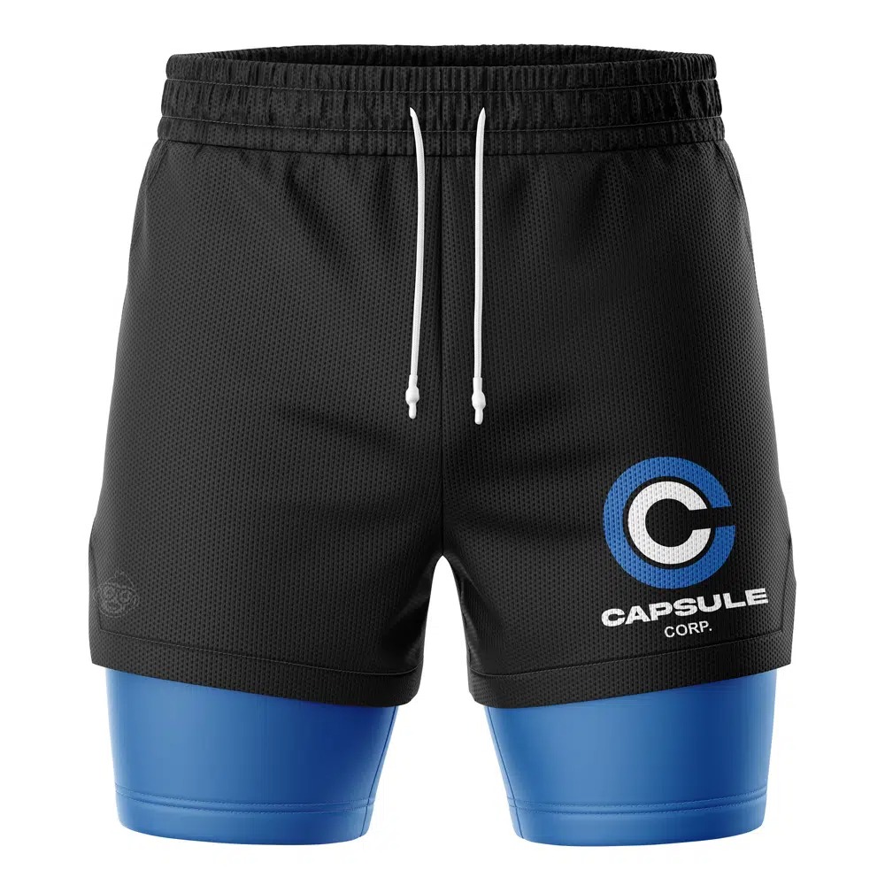 Summer Clothing Layering - Shorts de Academia 2 em 1
