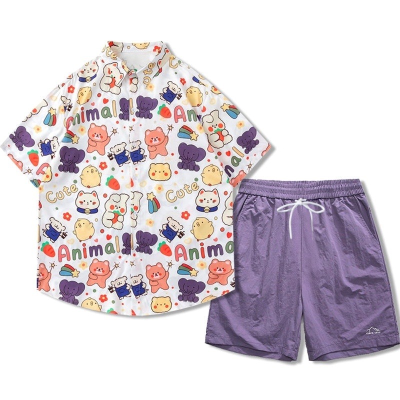 Summer Clothing Must Haves - Conjuntos de Camisas Roxas Estilosas para