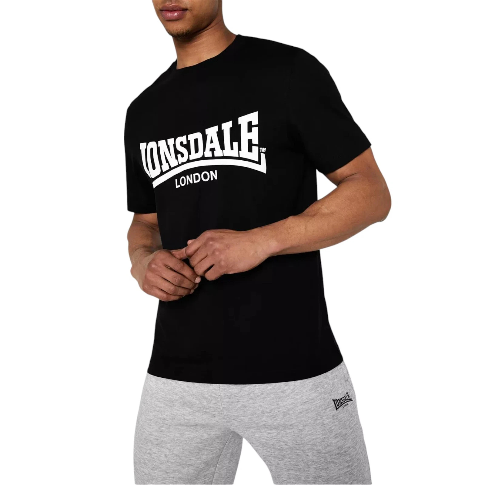 Summer Clothing Essentials Women - Lonsdale camisetas masculinas logotipo essencial tripulação