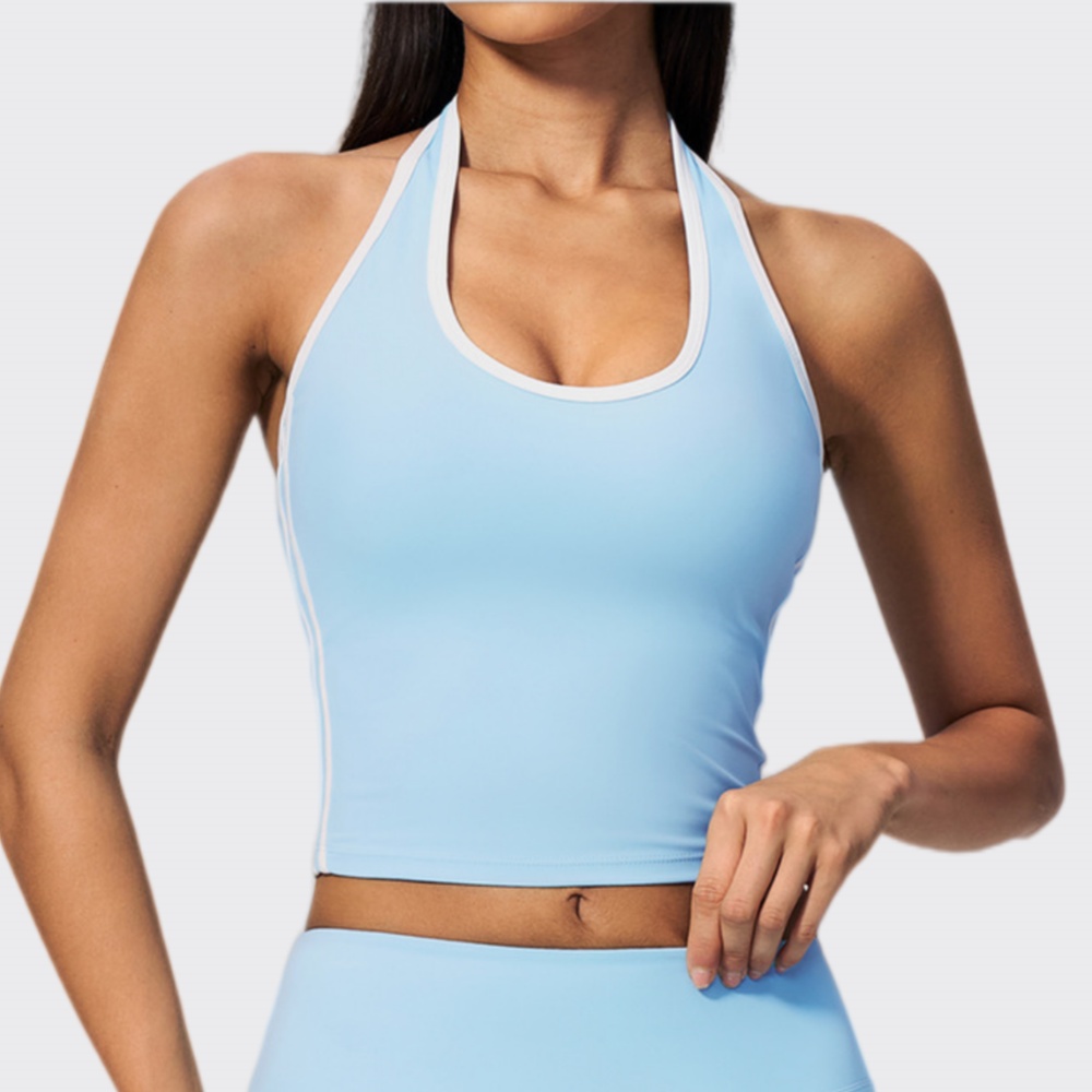 Summer Clothing Jd - Top Esportivo Halter com Bojo para