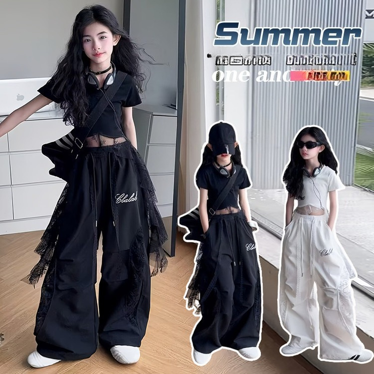 Summer Clothing Teen Girls - Conjunto de roupas de dança de