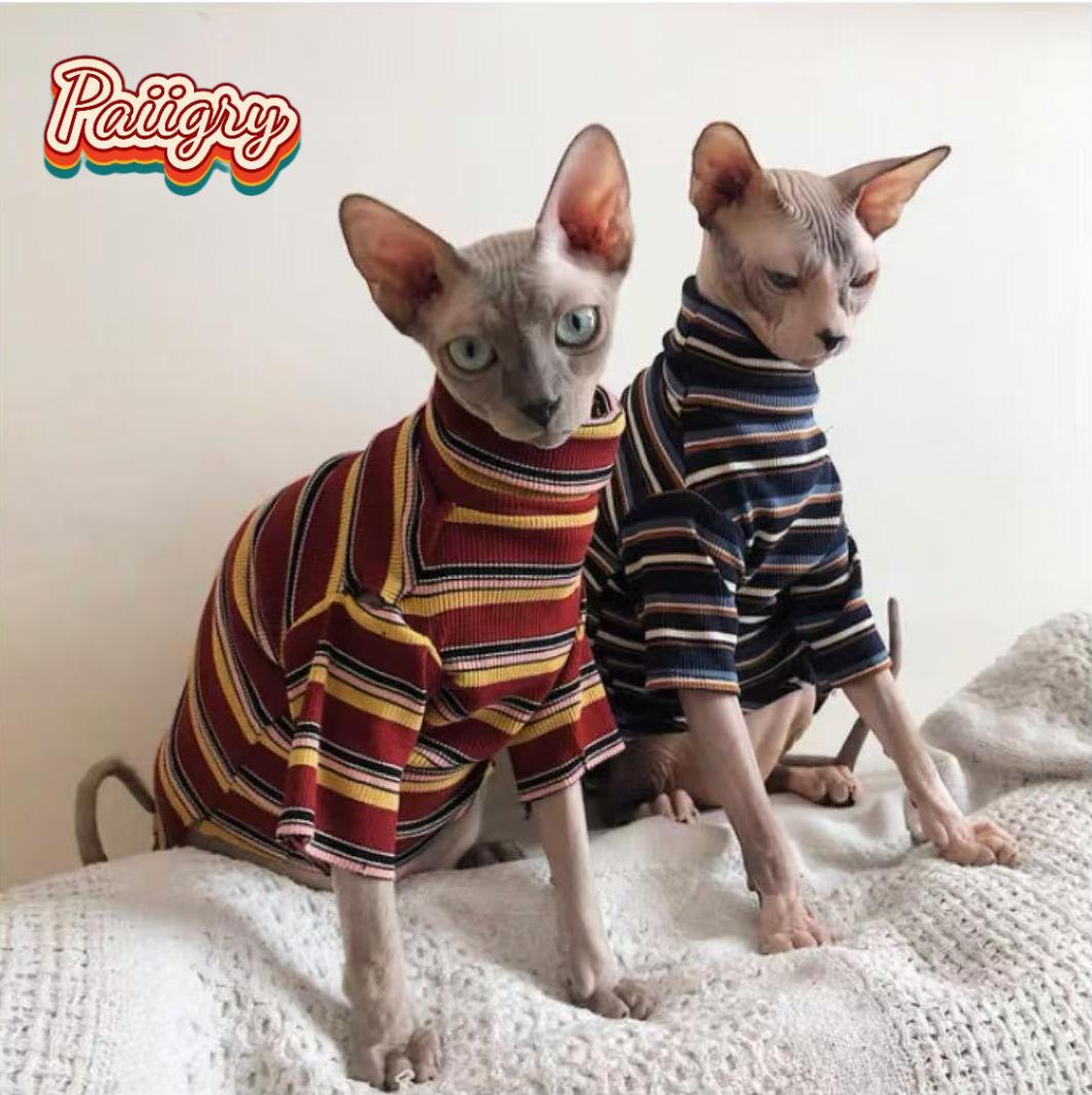 Summer Clothing Must Haves - Camiseta para Gatos Estilo Retrô High