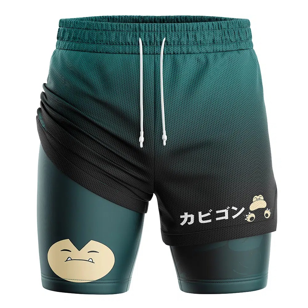 Summer Clothing Layering - Bandai Pocket Monster Snorlax Anime Unissex,