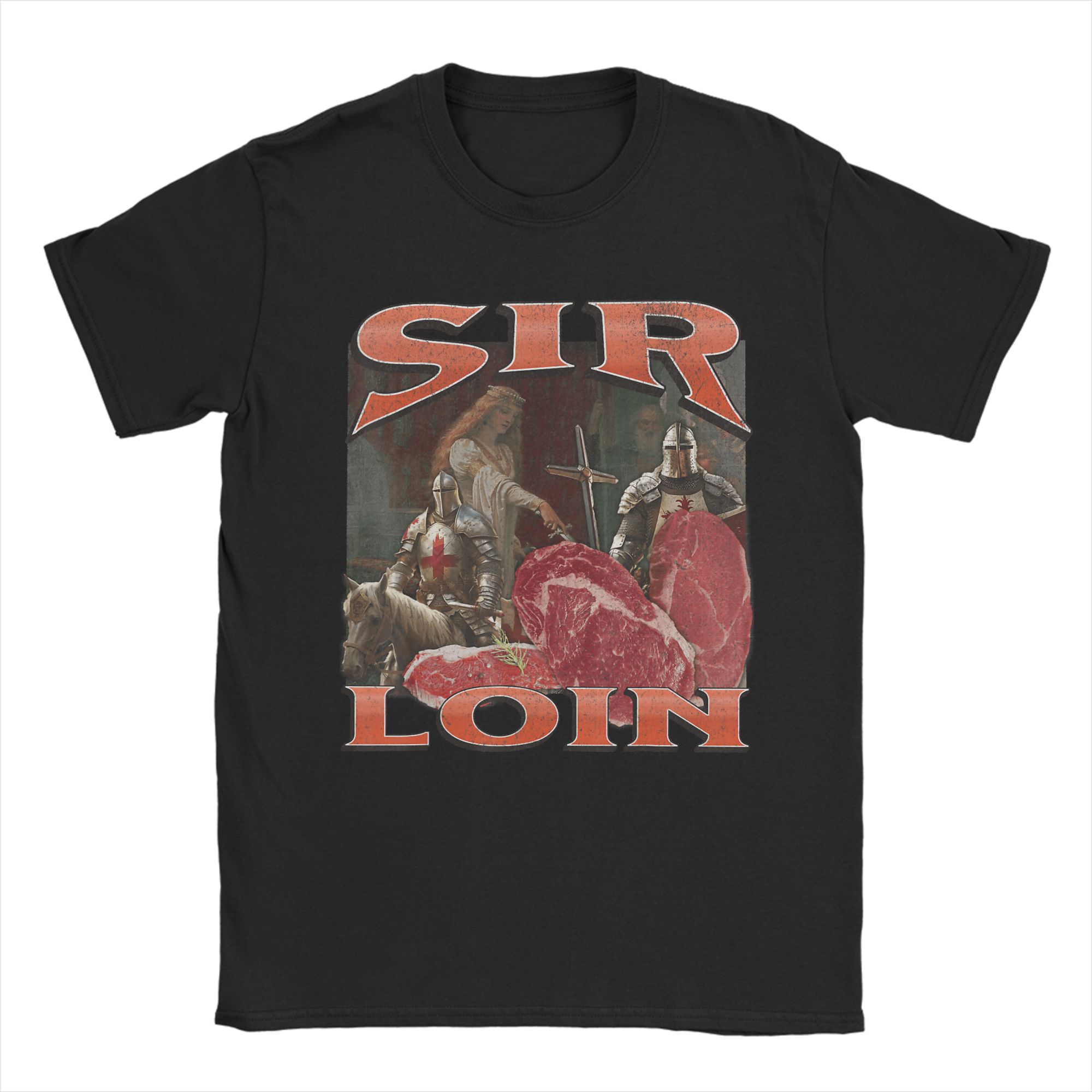 Summer Knights Clothing - Camisetas Gráficas Masculinas com Meme de