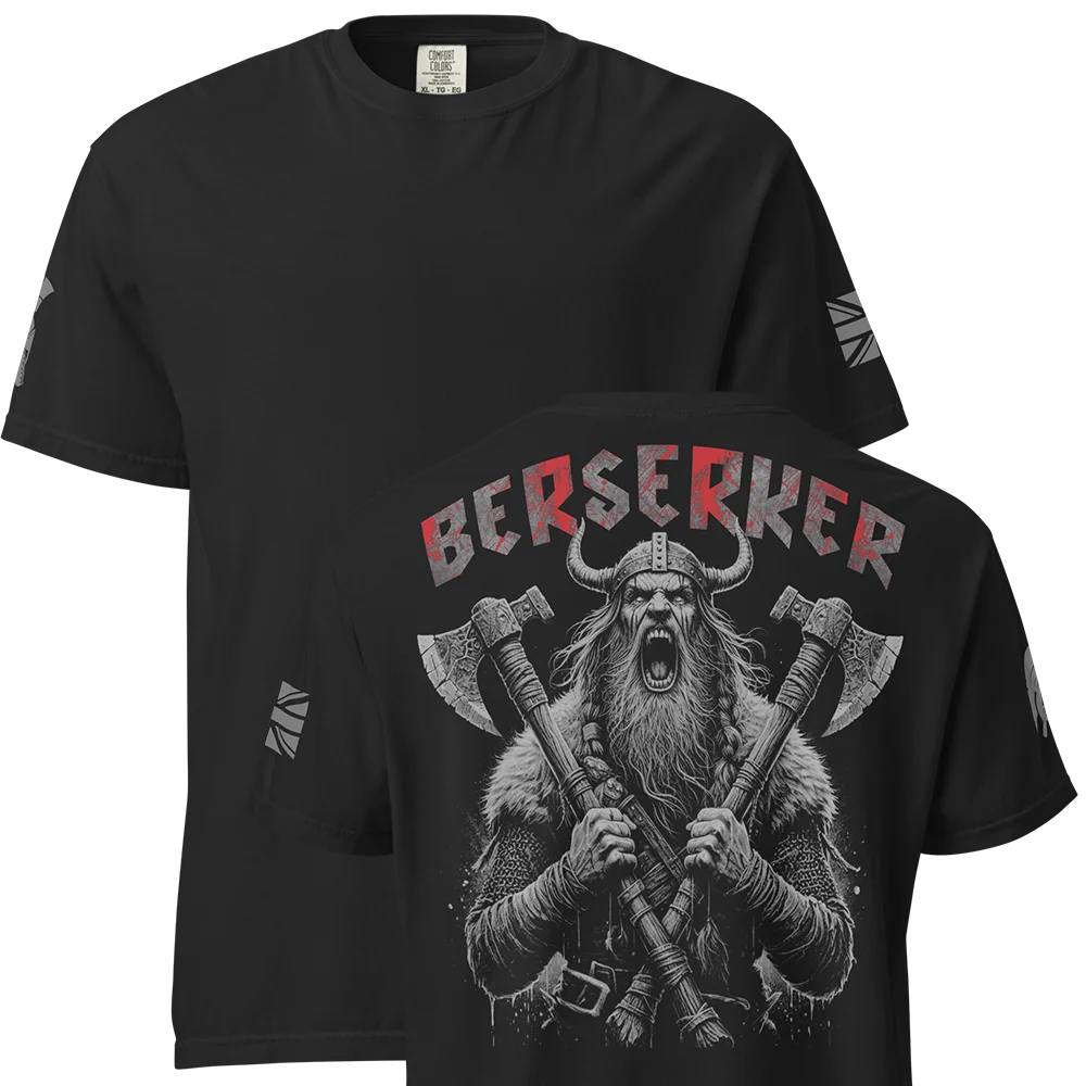 Summer Viking Clothing - Camiseta Masculina Nova de Verão Original