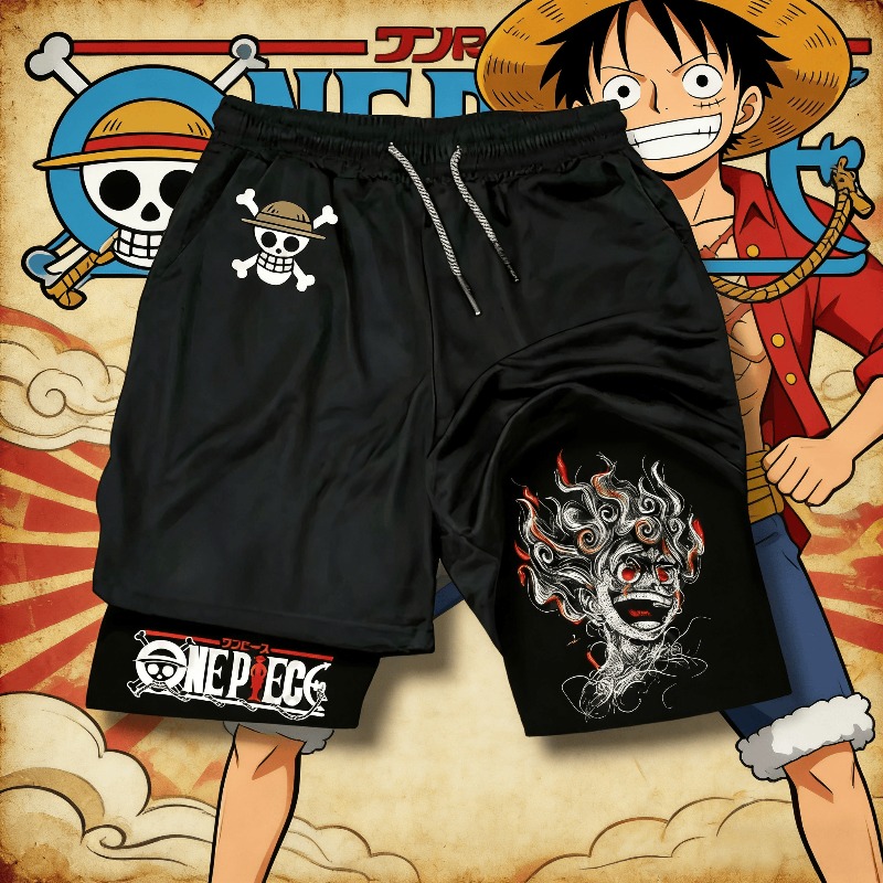 Summer Clothing Layering - Calções Esportivos Masculinos Americanos de Verão