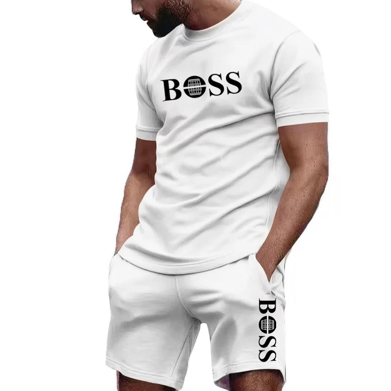 Summer Clothing Line - Conjunto de roupa esportiva masculina de