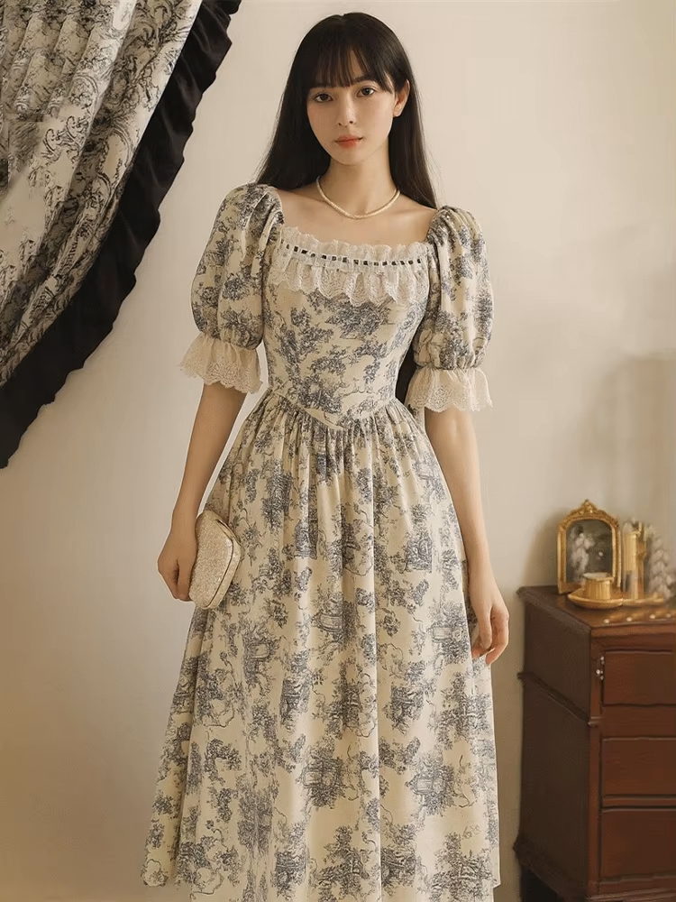 Summer Upf Clothing - Novo plus size botânico impressão vestido