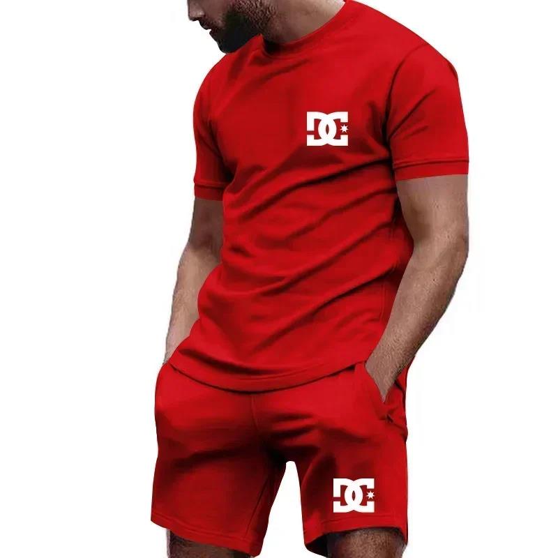 Summer Clothing Line - Conjunto de verão masculino com camiseta