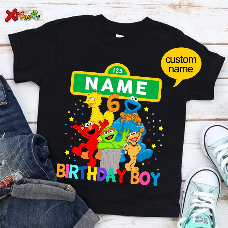 Summer Clothing Teen Girls - Sereia aniversário menina t camisa preta