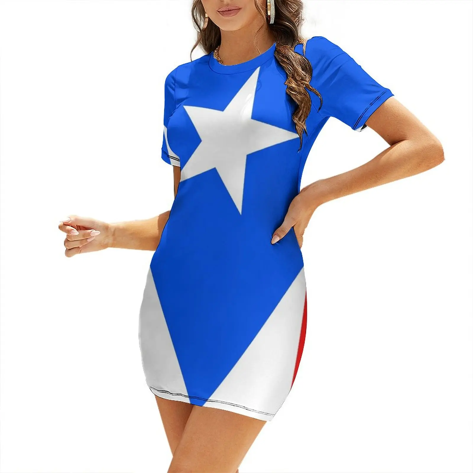 Summer Clothing Banner - Vestido Feminino Vintage Elegante de Manga