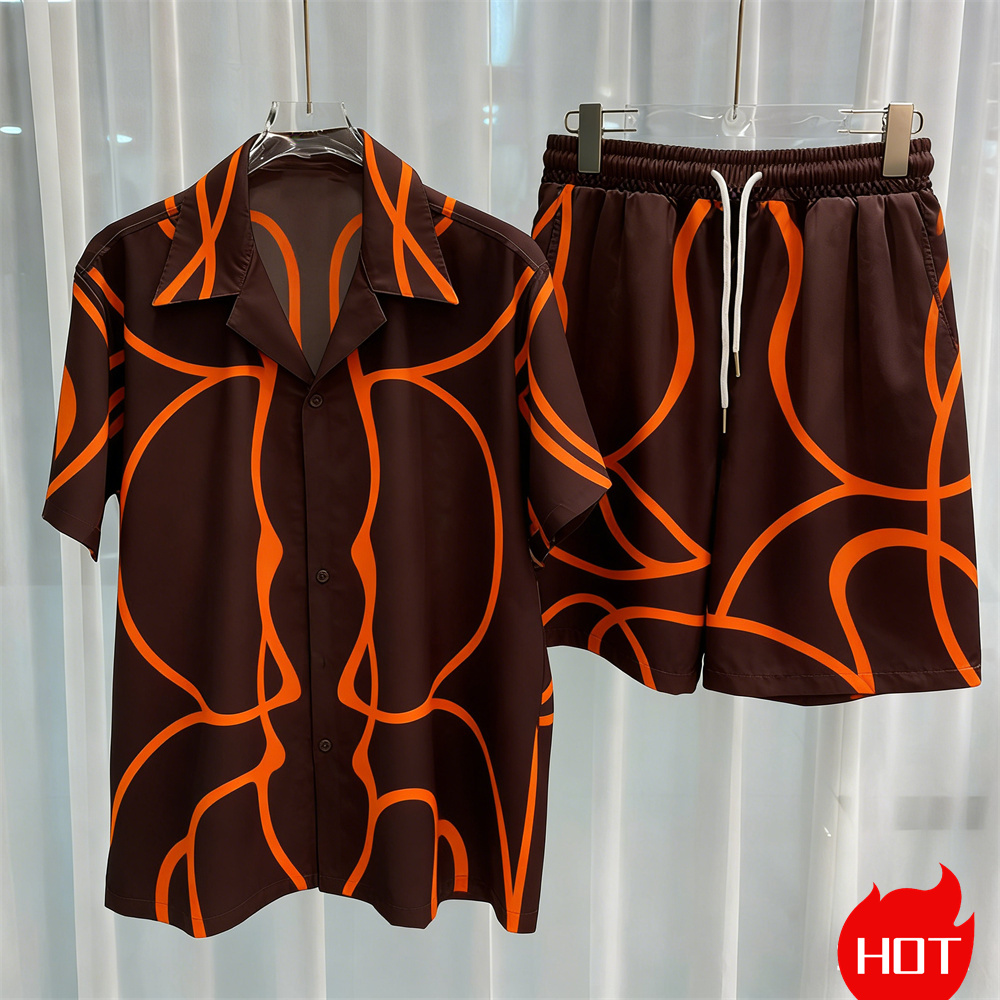 Conjunto masculino de duas peç - Summer Clothing Line avaliação e preço