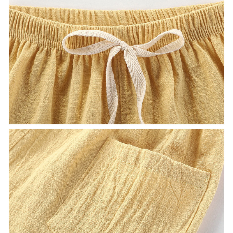 Algodão e shorts de linho para - Summer Clothing Teen Girls avaliação e preço
