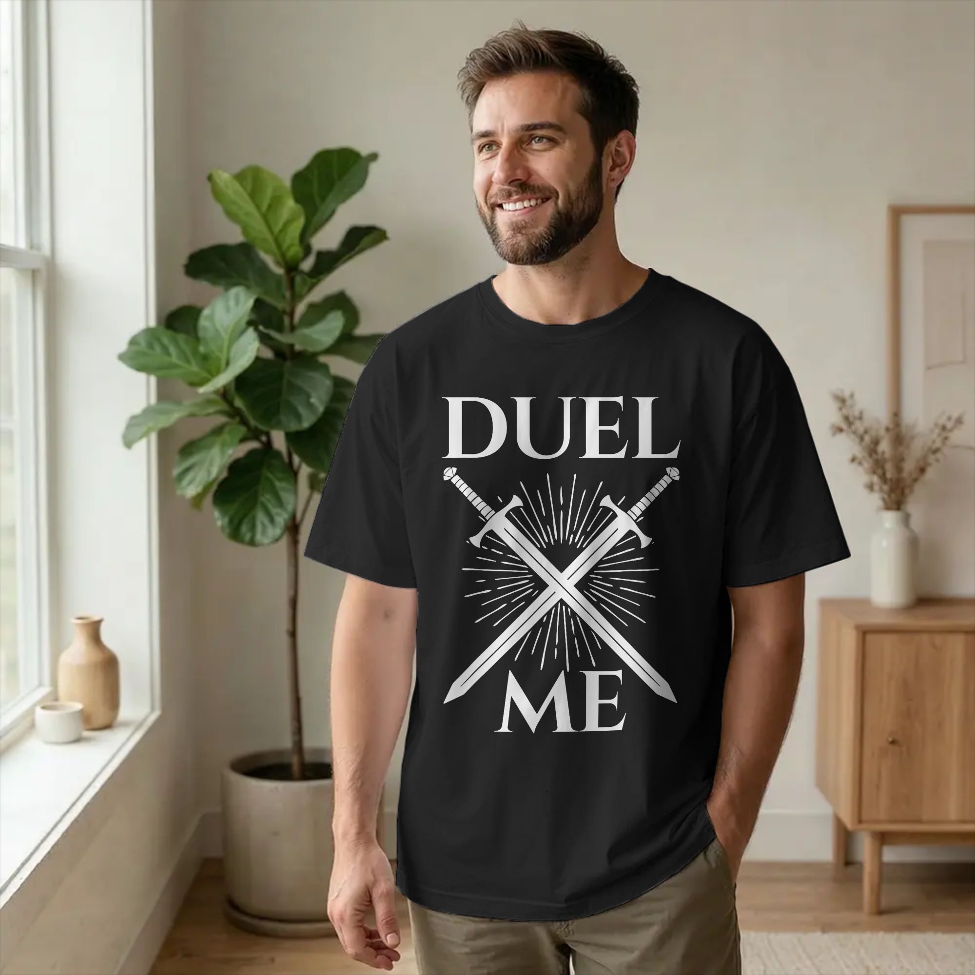 Camiseta Masculina Duel Me Swo - Summer Knights Clothing avaliação e preço
