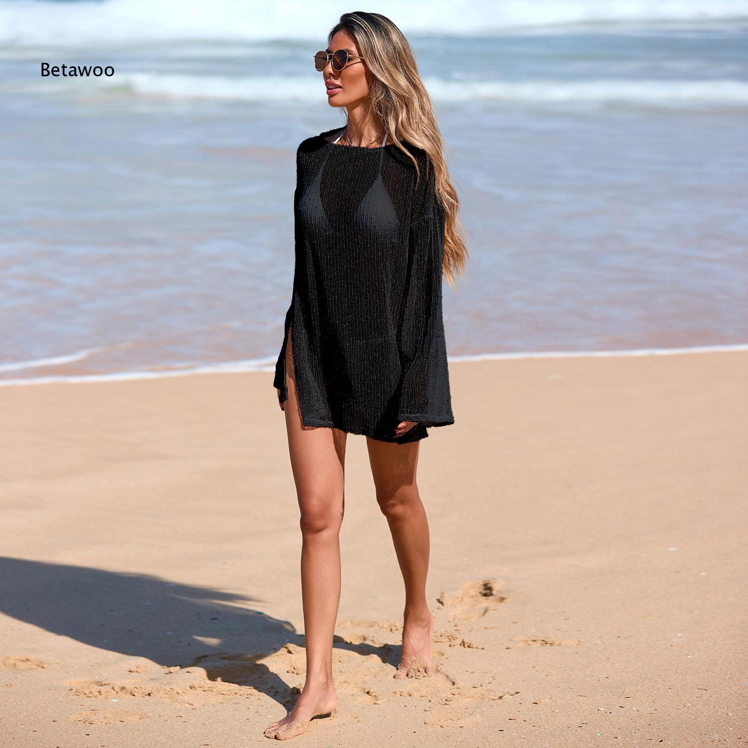 Vestido de Praia Longo em Tule - Swim Cover Up Mesh avaliação e preço