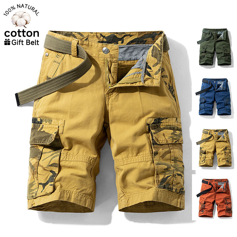 Bermudas Cargo Masculinas de V - Summer Clothing Work avaliação e preço
