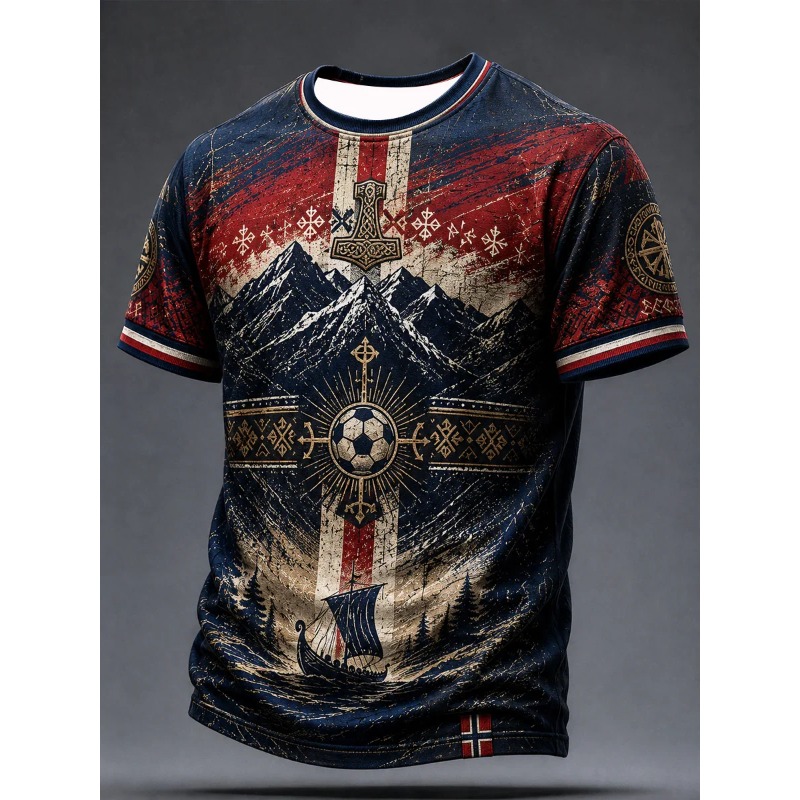 Camisa de Futebol da Noruega N - Summer Viking Clothing avaliação e preço
