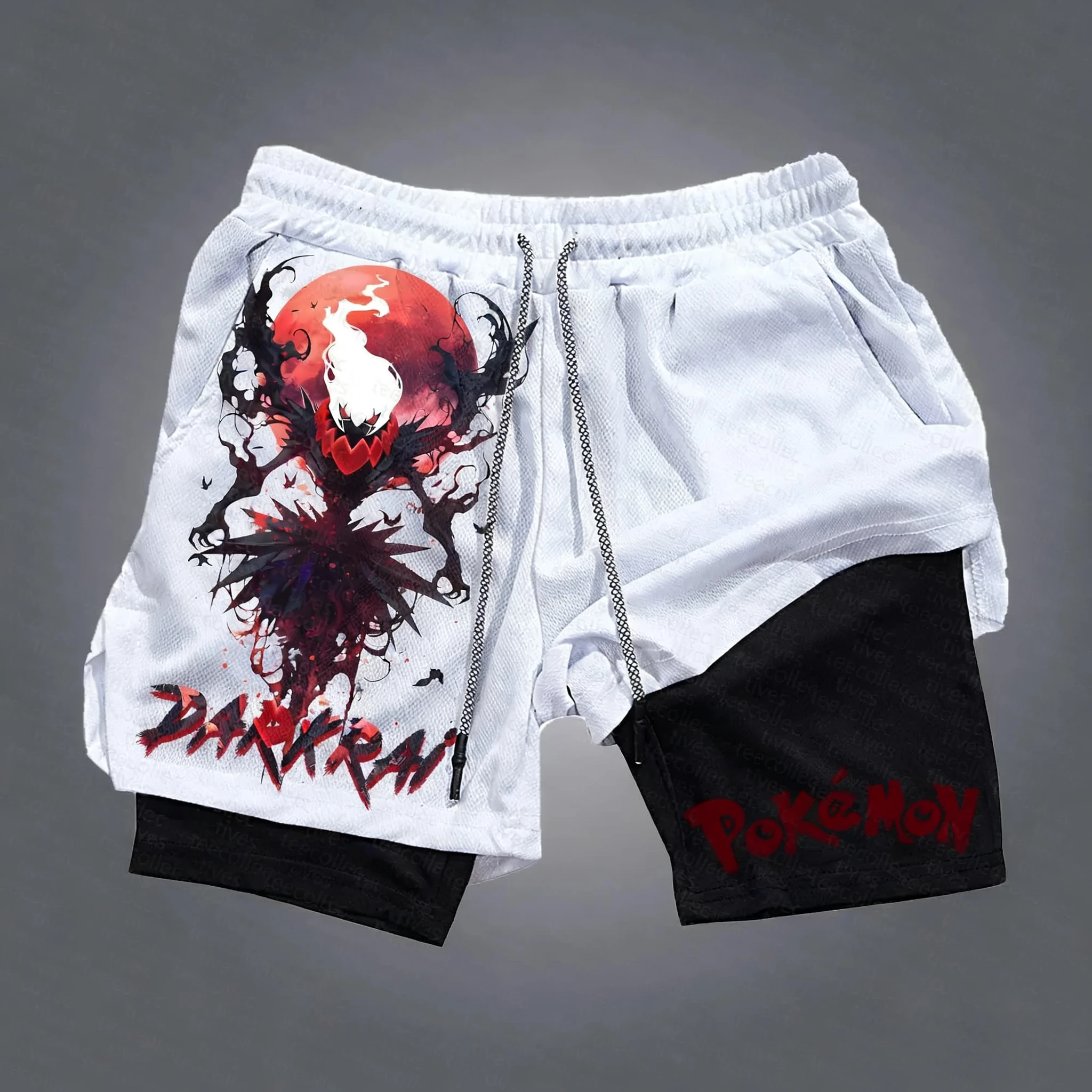 Shorts Esportivos 2 em 1 Pokém - Summer Clothing Layering avaliação e preço