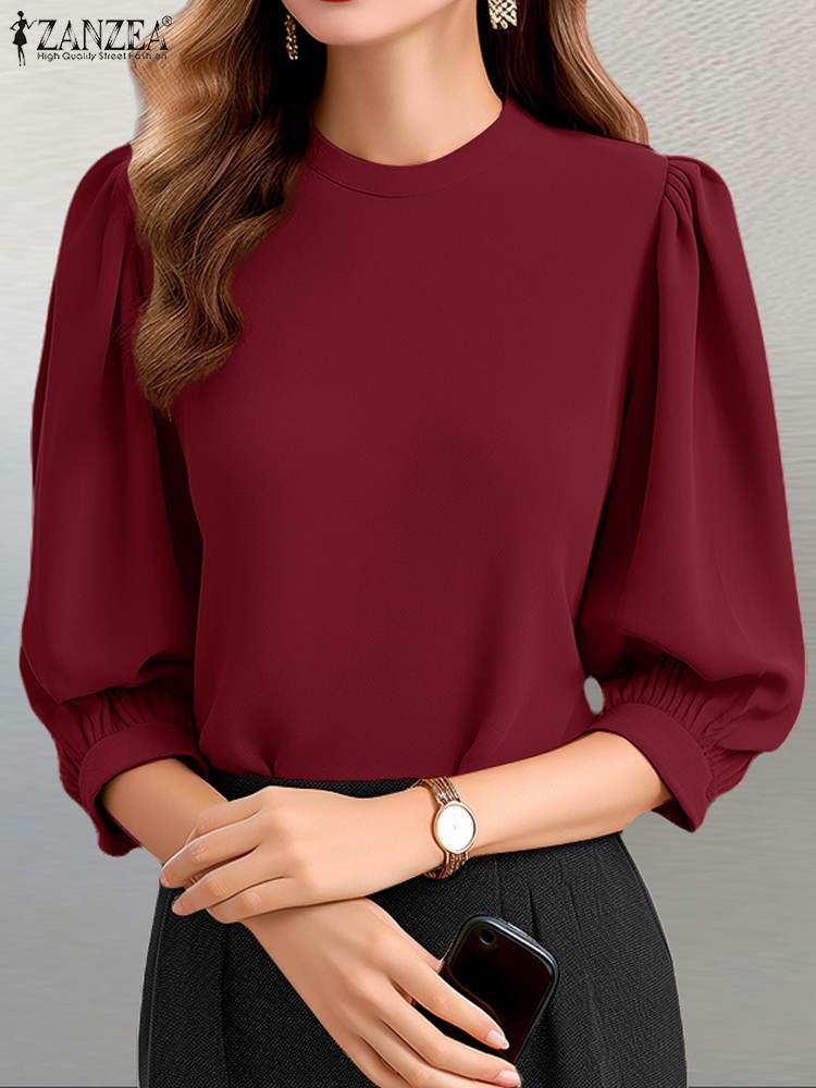 Blusa feminina com gola, camis - Summer Clothing Work avaliação e preço