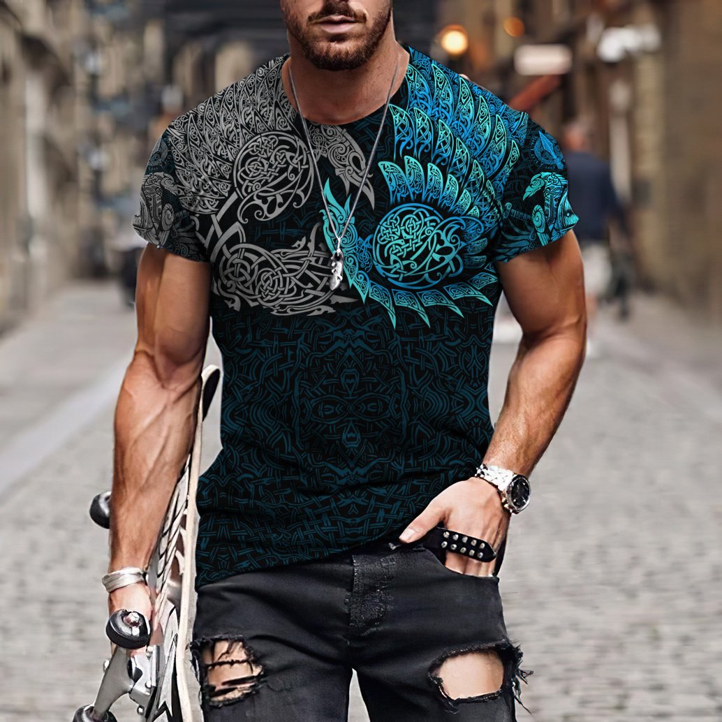 Verão 2022 viking místico símb - Summer Viking Clothing avaliação e preço