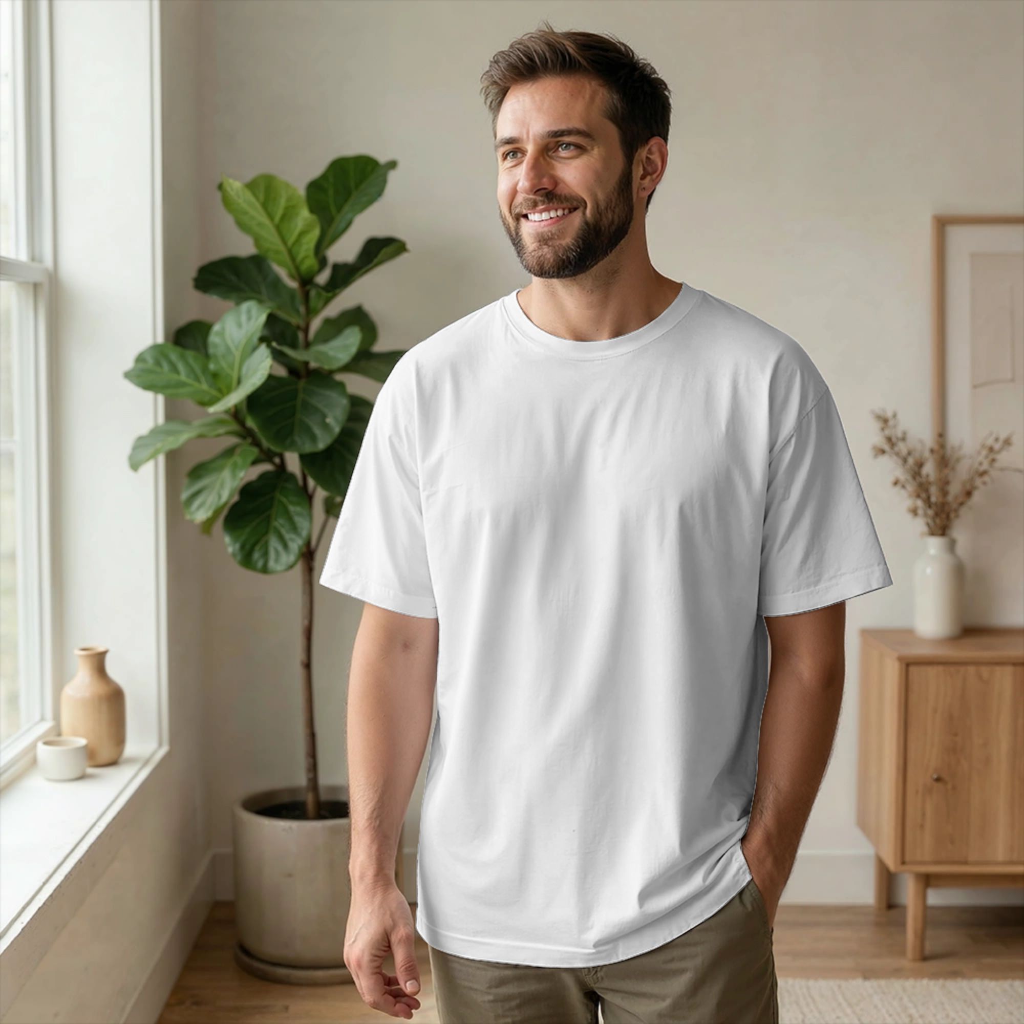 Camisetas masculinas de algodã - Summer Clothing Drive avaliação e preço