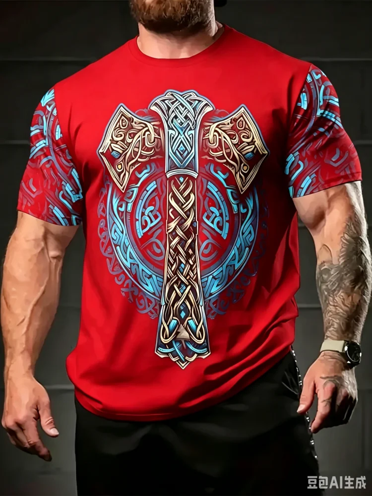 Camiseta Masculina Nova com Es - Summer Viking Clothing avaliação e preço