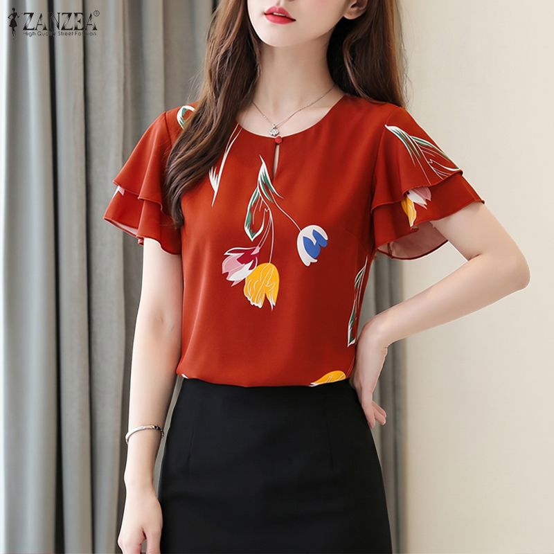 Blusas Femininas ZANZEA de Ver - Summer Clothing Layering avaliação e preço