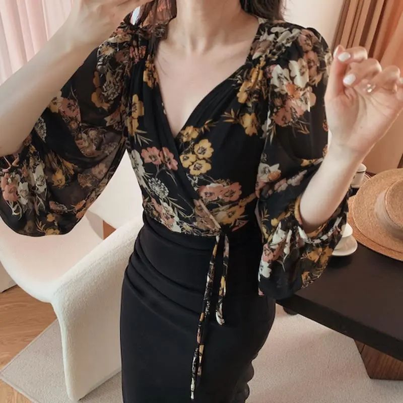 Estilo japonês vintage blusas  - Crop Blouse Linen avaliação e preço