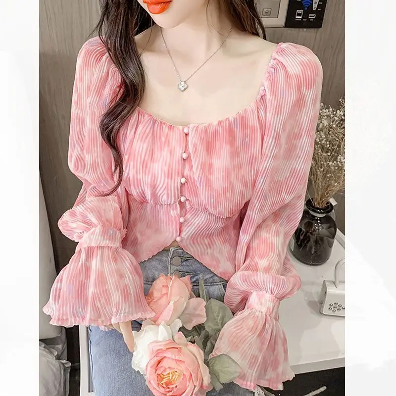 Sexy kawaii doce quadrado pesc - Crop Blouse Linen avaliação e preço