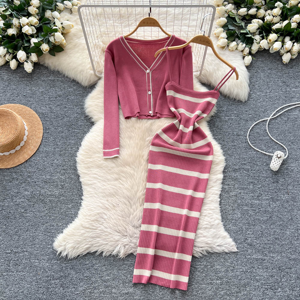 Sexy noções básicas listrado m - Summer Vacation Clothing Women avaliação e preço