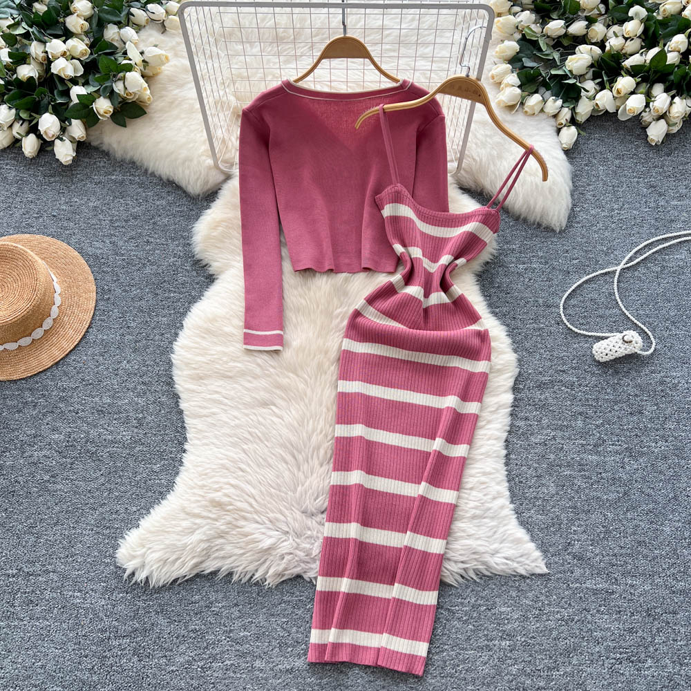 Sexy noções básicas listrado m - Summer Vacation Clothing Women avaliação e preço