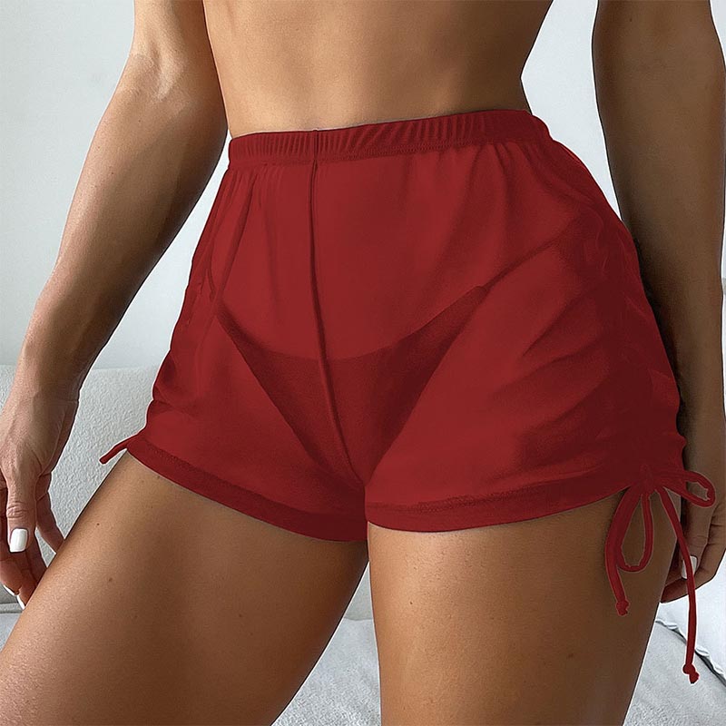 Mulheres transparentes sexy sh - Swim Cover Up Mesh avaliação e preço