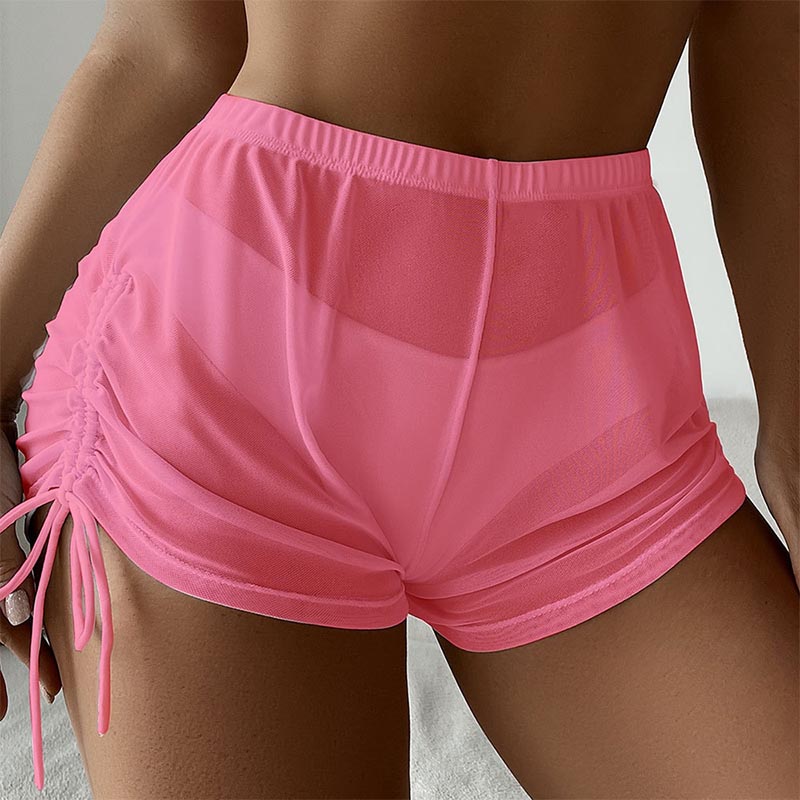 Mulheres transparentes sexy sh - Swim Cover Up Mesh avaliação e preço