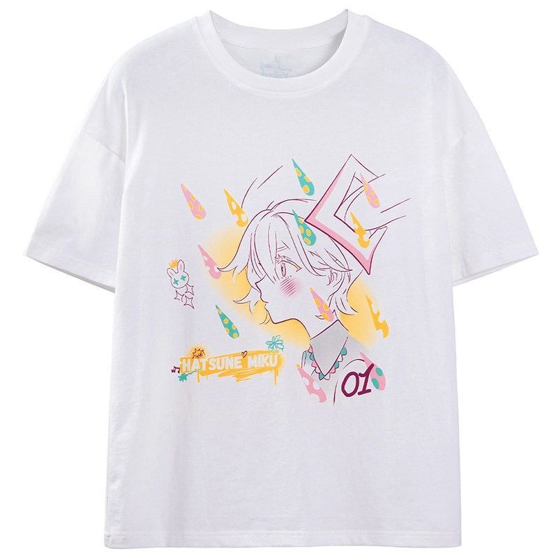 Nova Camiseta Hatsune Miku de  - Japan Summer Festival Clothing avaliação e preço