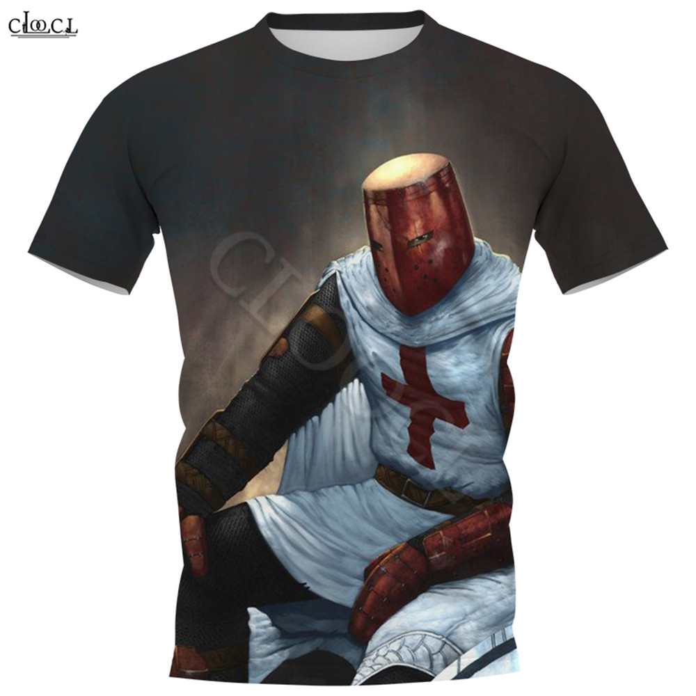 Hx cavaleiros templários camis - Summer Knights Clothing avaliação e preço