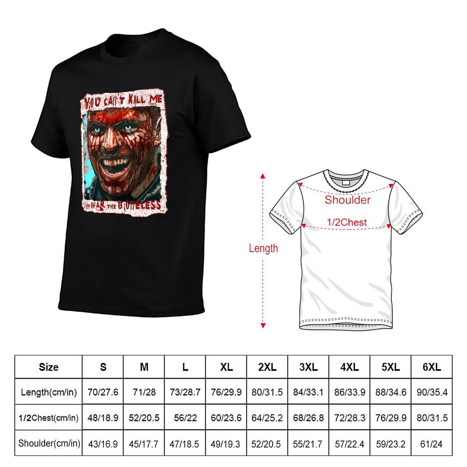 Camiseta masculina com pintura - Summer Viking Clothing avaliação e preço