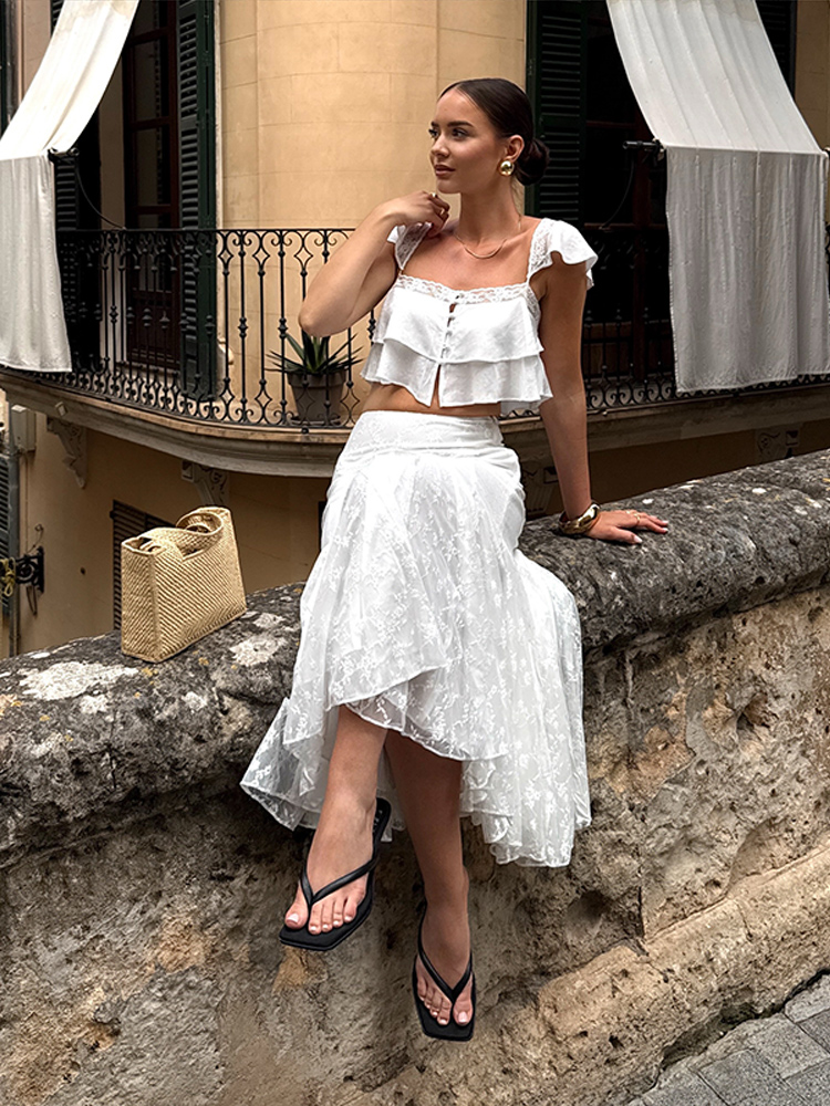 Conjunto de 2 Peças de Moda Ve - Summer Vacation Clothing Women avaliação e preço