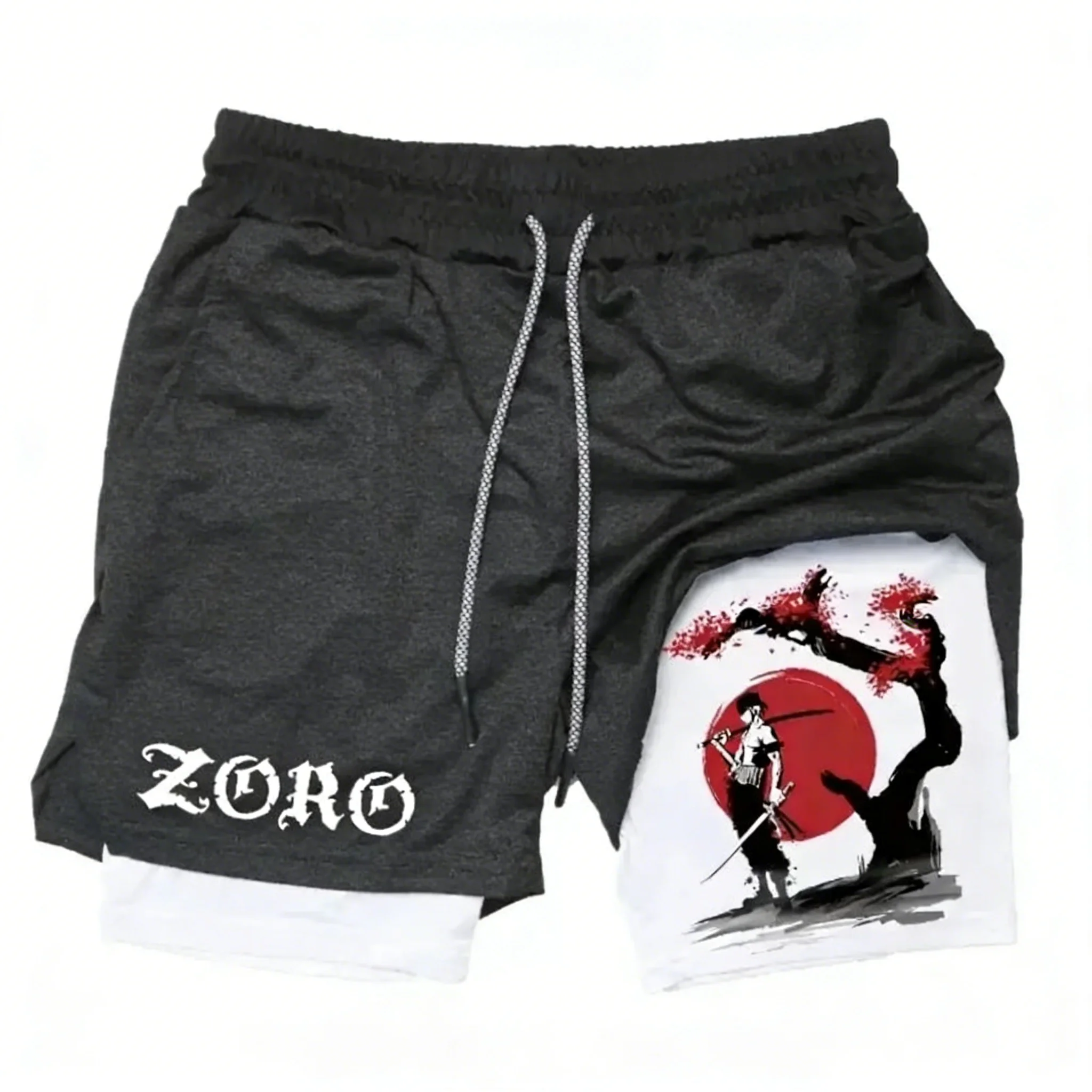 Shorts Esportivos Dupla Camada - Summer Clothing Layering avaliação e preço