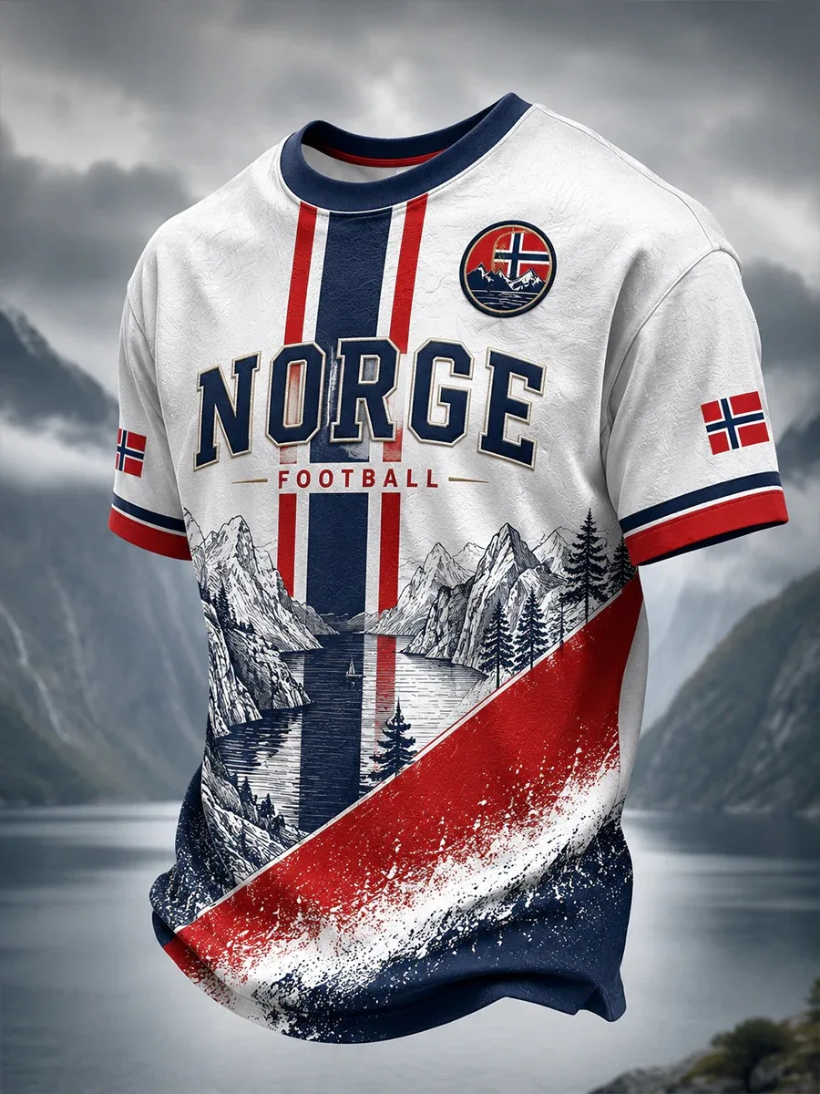 Camisa de Torcedor Estilo Retr - Summer Viking Clothing avaliação e preço