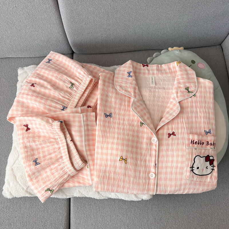 Pijama feminino Hello Kitty, c - Summer Clothes avaliação e preço