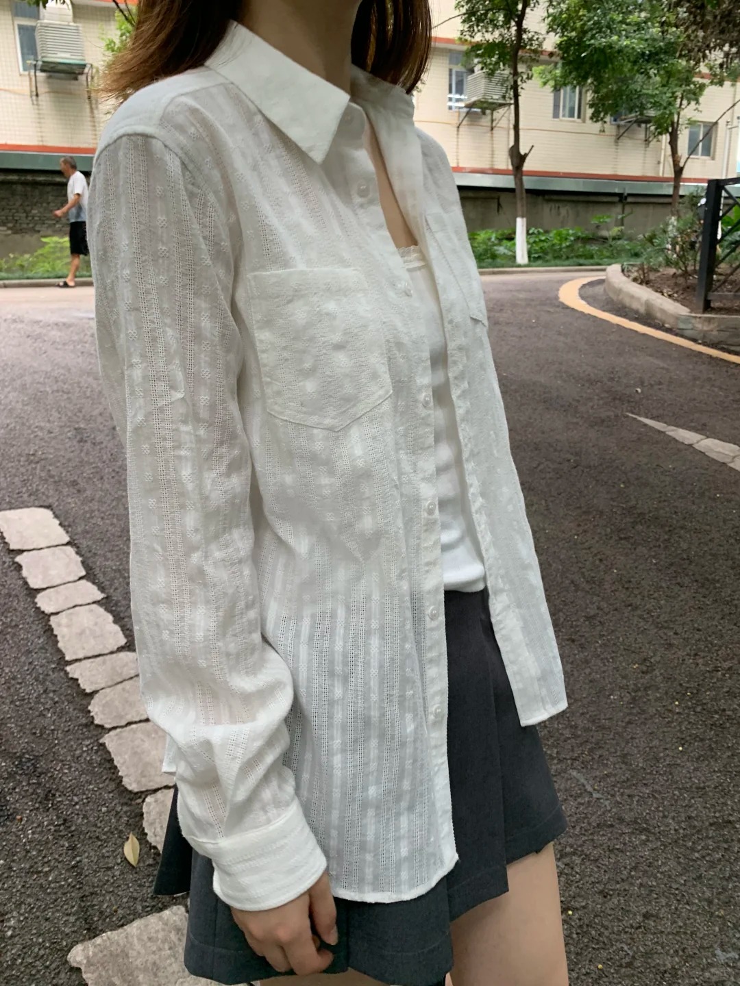 Blusa de Linho e Algodão com B - Crop Blouse Linen avaliação e preço