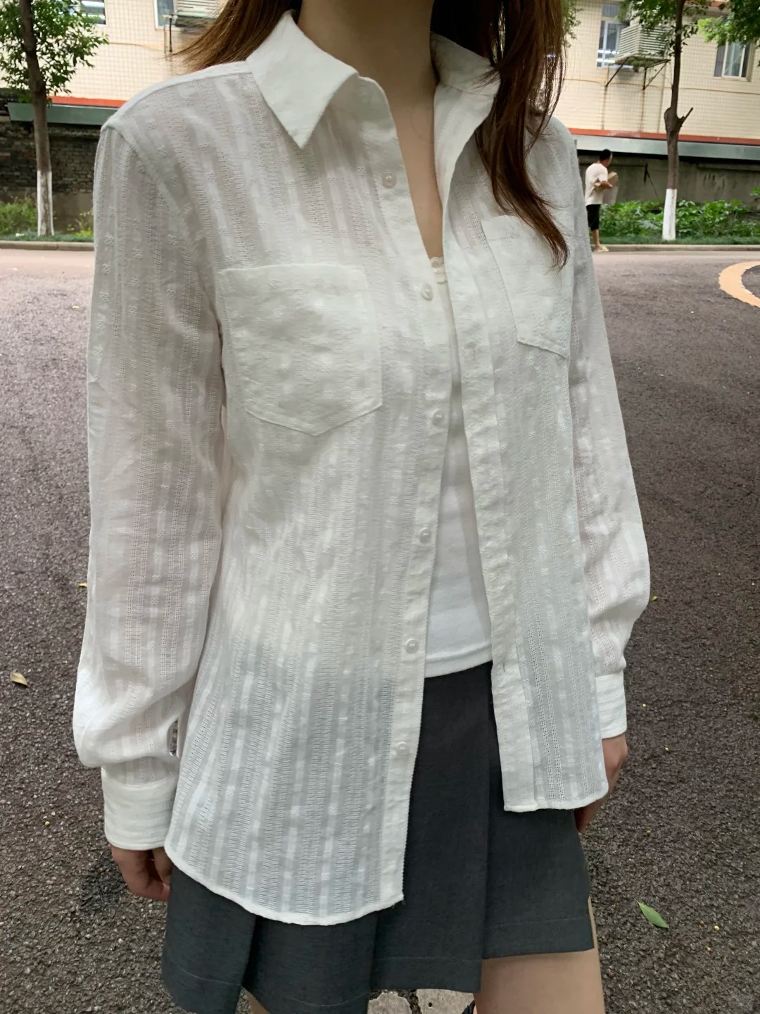 Blusa de Linho e Algodão com B - Crop Blouse Linen avaliação e preço