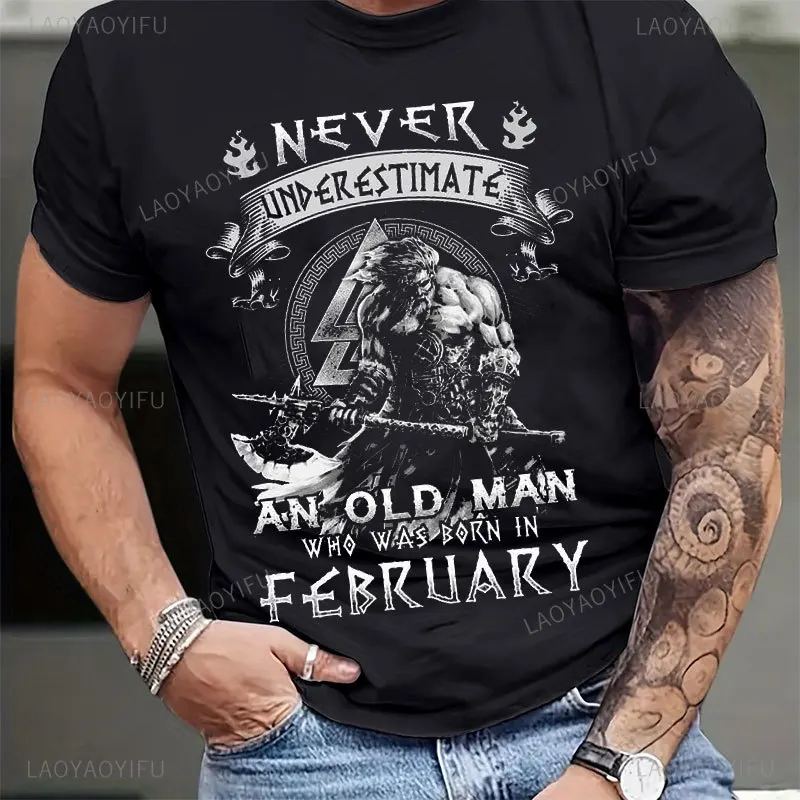 Camiseta masculina de manga cu - Summer Viking Clothing avaliação e preço