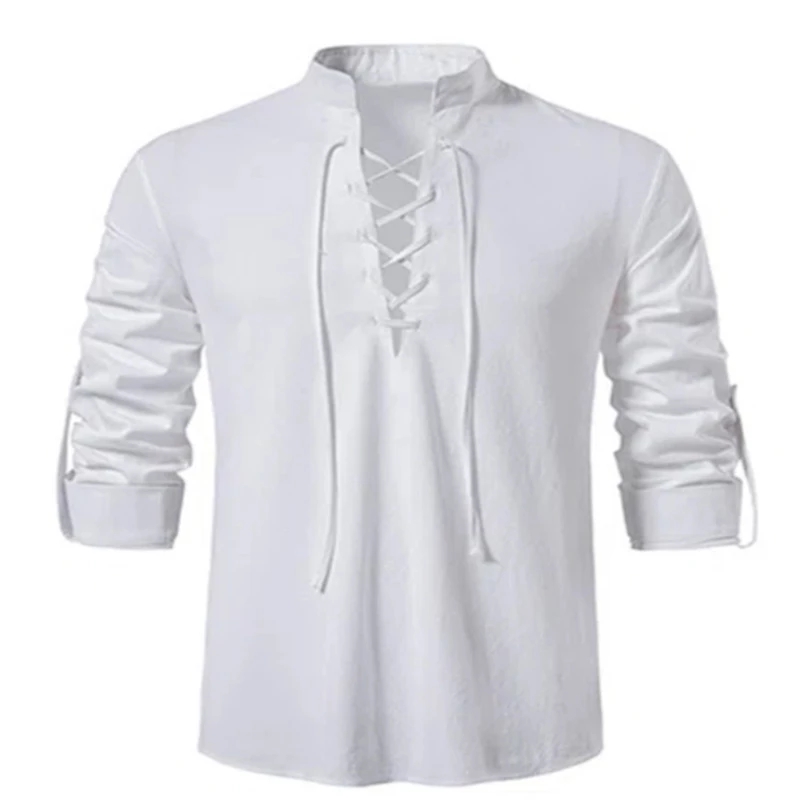 Camisa vintage com decote em v - Summer Viking Clothing avaliação e preço