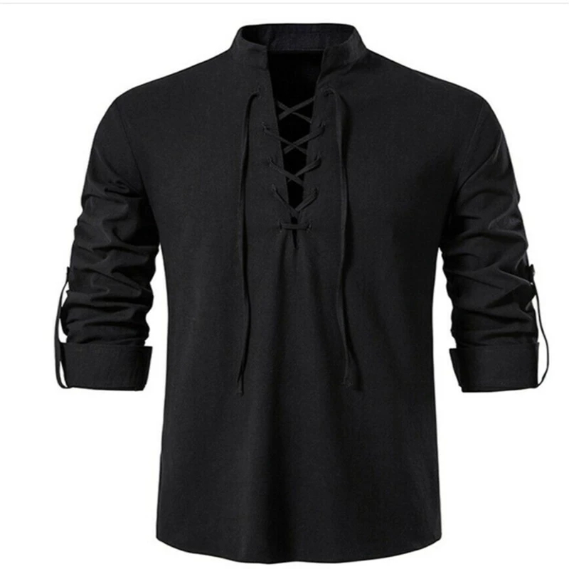 Camisa vintage com decote em v - Summer Viking Clothing avaliação e preço