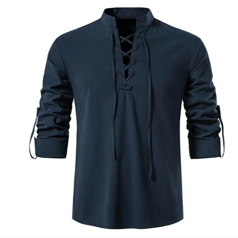 Camisa vintage com decote em v - Summer Viking Clothing avaliação e preço