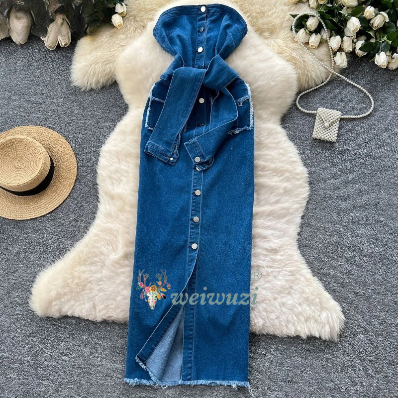 Vestido Jeans Feminino Retrô T - Summer Clothing Juniors avaliação e preço
