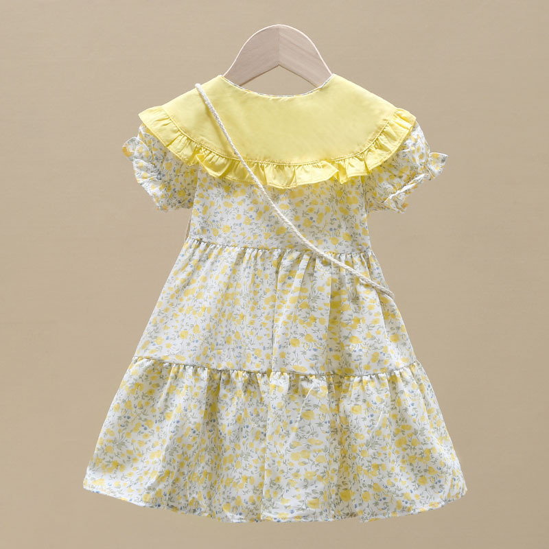 2 pçs verão amarelo floral cri - Summer Clothing Teen Girls avaliação e preço